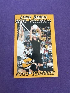 2000 Long Beach State 49ers MENS Volleyball WOMENS SOFTBALL pocket schedule - Picture 1 of 3