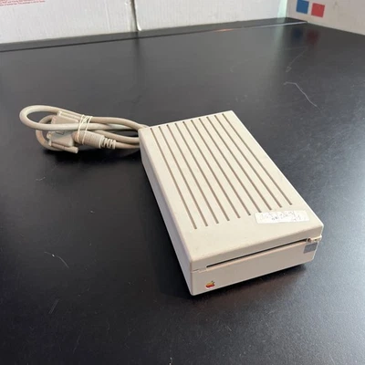 Vintage Apple A9M0106 Macintosh External 3.5in Floppy Disk Drive (FDD) | Tested - Image 1 of 4