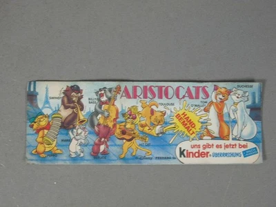 HPF-BPZ: Beipackzettel "Aristocats" 1989, nicht top, 100% original - Bild 1 von 3