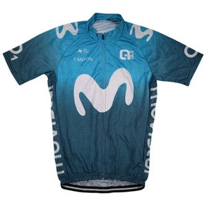 Alé Cycling Herren Radtrikot Uci World Tour Movistar Team Größe L Full Zip - Bild 1 von 8