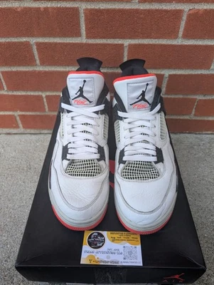 Air Jordan 4 Pale Citron/Flight Nostalgia talla 13 2019 308497-116 Foto 1 de 4