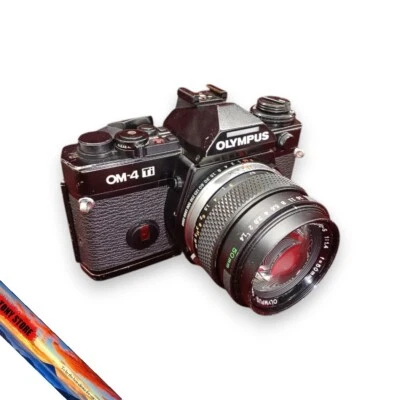 Cuerpo de cámara fotográfica Olympus OM-4Ti negra 35 mm SLR OM4Ti MC AUTO-S 50 mm F1,4 lente JP Foto 1 de 4