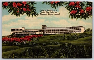 Postcard Eastern Approach To Virgin Isle Hotel On St. Thomas, Virgin Islands - Picture 1 of 2