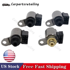 4 piezas solenoides de transmisión CVT para Nissan Dodge JF011E/RE0F10A/F1CJA 07-12 EE. UU. - Imagen 1 de 12