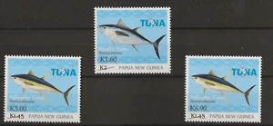 Papua New Guinea 2020 - Tuna Fishery (2016) OVERPRINTED - Set of 3 - MNH - Picture 1 of 1