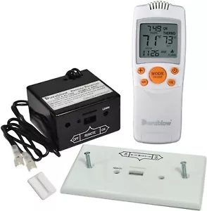 Durablow TR1003 Gaskamin Kamin Ein/Aus Fernbedienung Set + Thermostat + Zeit - Bild 1 von 4
