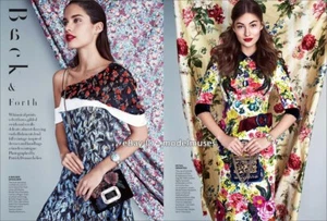 TAYLOR HILL Grace Hartzel 10-Page Editorial 'Back & Forth' VOGUE US August 2016 - Picture 1 of 5