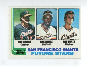 1982 Topps #171 Bob Brenly / Chili Davis / Bob Tufts Rookie - Picture 1 of 1