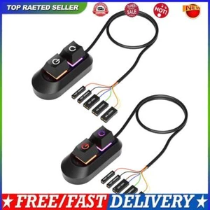 2M Motherboard Switch On Off Power SW Cables PC Power Switch Button for PC Case - Photo 1/13