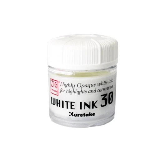 Kuretake Zig Cartoonist undurchsichtige weiße Tinte 30 - 30g 1,05oz CNCE201-3