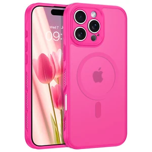 For iPhone 16 Pro Max Case with Heat Dissipation Magnetic Matte Cooling Case - Imagen 1 de 9