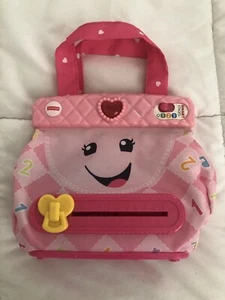 Fisher Price Laugh Learn Smart Stages Pink Interactive Purse with Accessories - Picture 1 of 5