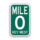 Mile Marker 0 Sticker Decal - Weatherproof - key west zero us1 hwy 1 highway