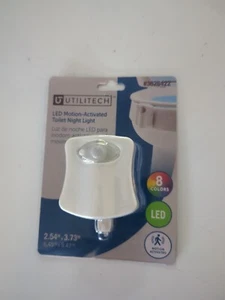 Gold Armour Toilet Night Light, 8 Color LED Motion Activated Sensor - Picture 1 of 2