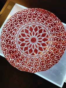 Set of Plates And Bowls By Sydenstriker Glass. - Picture 1 of 17