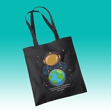 Station Eleven Earth Tote Bag Cotton Shopper 11 Post-Apocalyptic Astronaut Cult