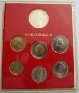Vaticano KMS juego de monedas de curso 1982 - Imagen 1 de 1