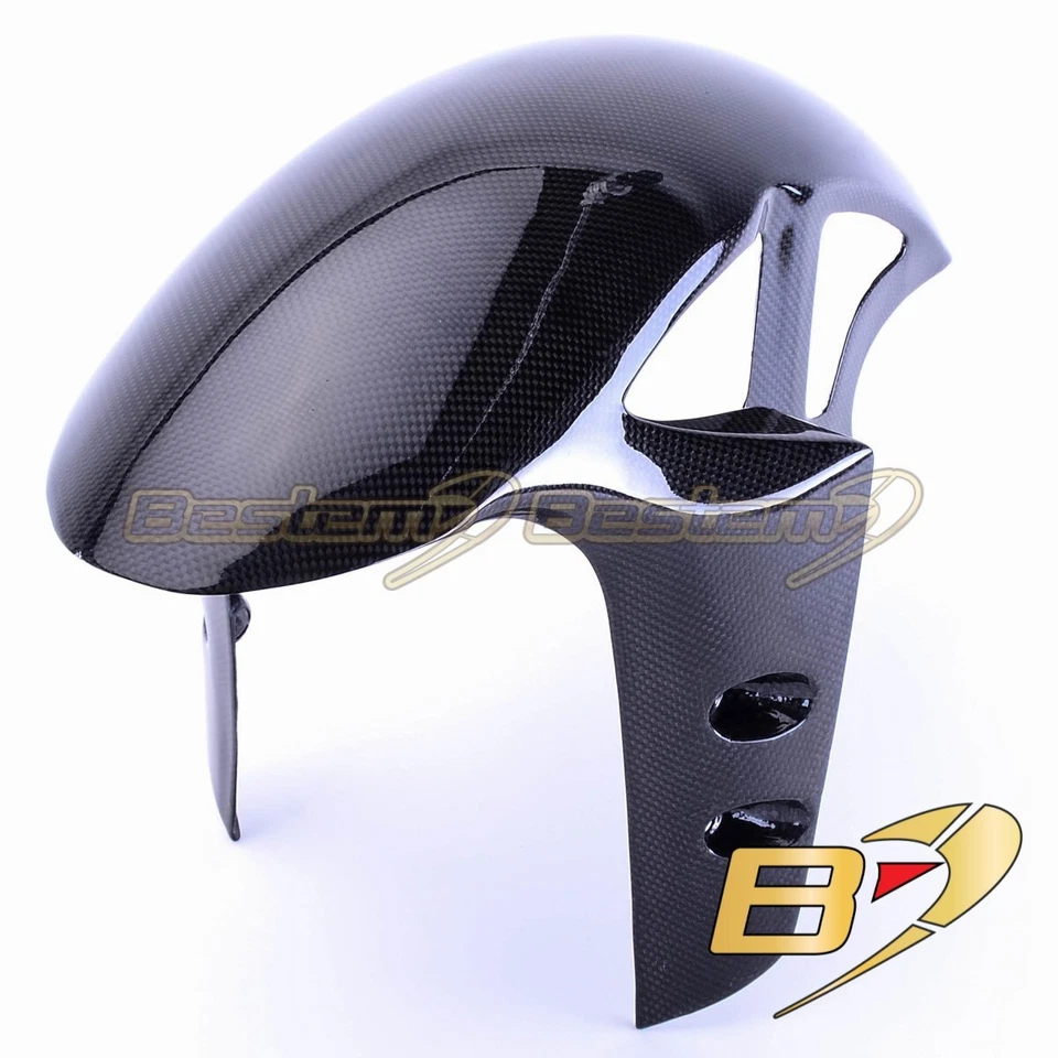 Guarda-lamas dianteiro de fibra de carbono Yamaha FZ10 MT10 2016 - 2019 tecido liso - Imagem 1 de 4