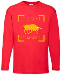 Legio I Germanica Langarm T-Shirt Rome Roman Legion Empire Flag Symbol Germany - Picture 1 of 1