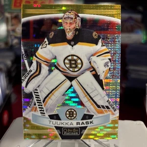 2019-20 Upper Deck OPC Platinum Tuukka Rask Bruins RARE Seismic GOLD SSP /50 - Bild 1 von 2