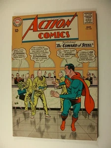 DC Comics Action Comics No. 322 MAR 1965 Comic Book (FN+) The Coward of Steel - Picture 1 of 3