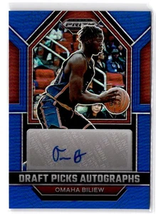 2023 Prizm Draft Omaha Biliew #DPA-BIL Draft Picks Autograph Blue #/125 Cyclones - Picture 1 of 2