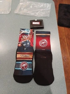 ๐ฅ Marvel Thor Crew Socks โ Official Superhero Gear for Fans! ๐จ - Picture 1 of 2