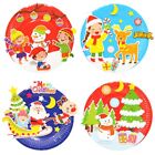 for Creative Paper plate Painting Children Handmade Stickers for Decoratio