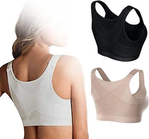 Onschedul Bra,Sursell Correction Front-Close Bra,Comfy Bra Front Closure - Picture 1 of 19
