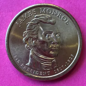 2008 P Presidential $1 James Monroe, BU, MS, Double rim lettering, DDR/#D-009 - Picture 1 of 12