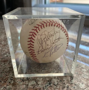 1993 S.F. Giants Signed Autographed Baseball w/ Dusty Baker, Rod Beck in Case - Picture 1 of 12