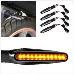 Universal Motorcycle Motorbike LED Turn Signal Indicator Binker Lamp Light .7H - Picture 1 of 11
