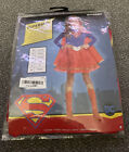 Licensed Adults Supergirl Fancy Dress Classic Costume 4/6 Years !