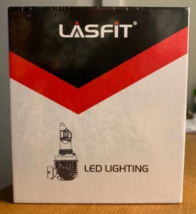 Lasfit LED High/Low Beam Conversion Kit H7 Bulbs Super Bright 6000K Plug&Play 2x - Picture 1 of 3