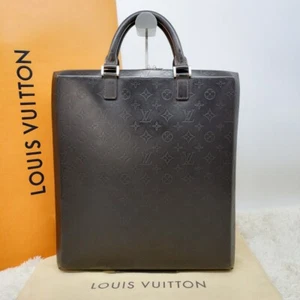 Authentic LOUISVUITTON handbag briefcase business bag Monogram Glace M46580 - Picture 1 of 10