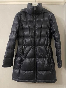 Andrew Marc Navy Packable Premium Down Coat S - Picture 1 of 8