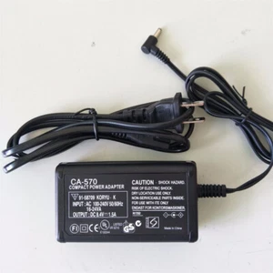 For Canon CA-570 Power Adapter DSLR Camera DV Camcorder Charger with Power Cord - Picture 1 of 5