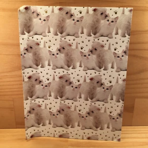 KITTENS & PUPPY DOGS "White" Beautiful Gift Wrapping Paper Sheet Panel (68x50cm) - Picture 1 of 19