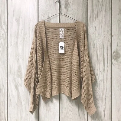 Женский кардиган с пряжкой Sadie & Sage вязаный крючком с открытой передней частью свитер S - Изображение 1 из 4
