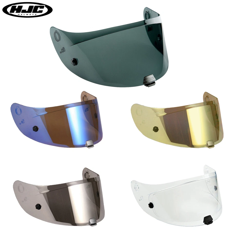HJC IS-17 HJ-20M Replacement Motorcycle Helmet Visor Pinlock Ready Clear Smoke - Image 1 of 2