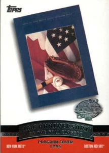 2004 Topps Fall Classic Covers #FC1986 1986 World Series New York Mets BX 50C - Picture 1 of 2