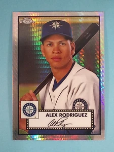 Topps 2021 cromo platino aniversario refractor prisma Alex Rodriguez #689 ⚾ - Imagen 1 de 2
