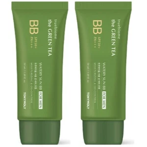 TONYMOLY the GREEN TEA truebiome Watery Sun BB for Men 50ml(1.69oz)x2pcs / SPF50 - Picture 1 of 16