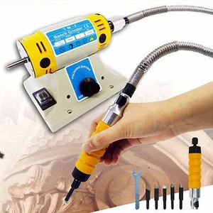 220V Electric Woodworking Chisel Carving Tool Wood Chisel Machine with 5 Blades - Picture 1 of 8