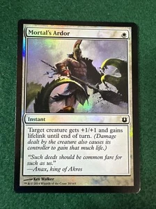 Mortal's Ardor FOIL Born of the Gods NM White Common MAGIC MTG CARD - Picture 1 of 2