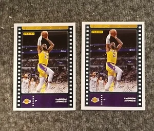 (2)2019-20 Panini NBA Sticker Base Card #48 LeBron James - Los Angeles Lakers - Picture 1 of 2