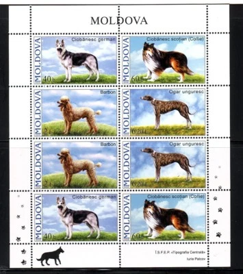 MINISHOJAS MOLDOVA Sc 539-42+542A NH de 2006 - PERROS Foto 1 de 2
