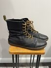 Dr Martens Hammersmith Boots Shoes Fold Down Black Woman's Size 8