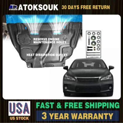 Capa protetora contra respingos motor dianteiro para Lexus CT200h 2012-2016 - Imagem 1 de 4