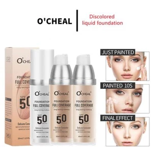 Colour Changing Mature Skin Foundation, Terminaten Foundation, Liquid Foun D3P7 - Picture 1 of 20